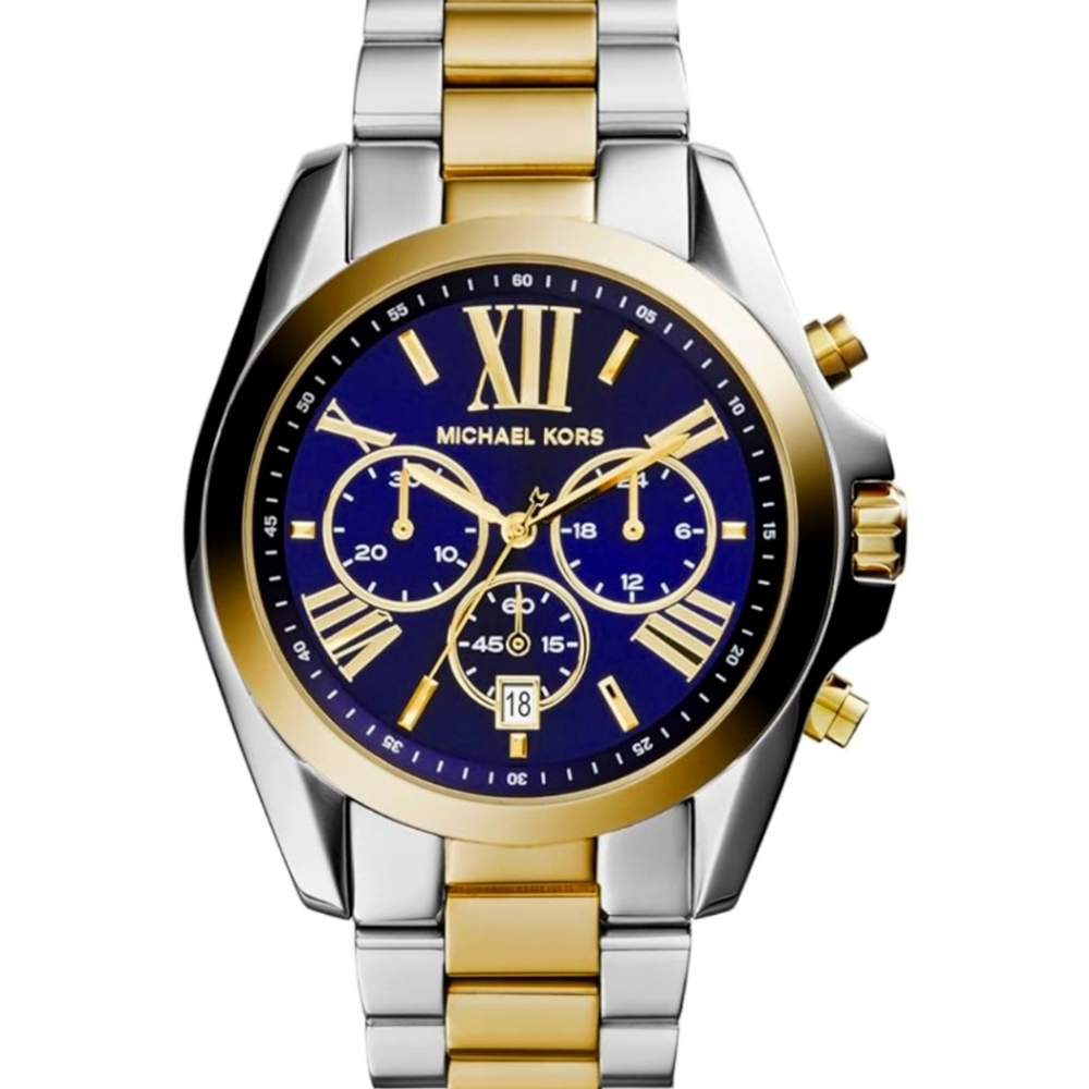 Michael Kors Women's Bradshaw Chronograph Two-Tone MK5976 Watch